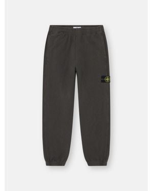 Stone Island 6200012 Malfilé Fleece 'Old' Effect - Grey