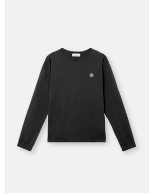 Stone Island 2100227 60/2 Cotton Jersey - Nero