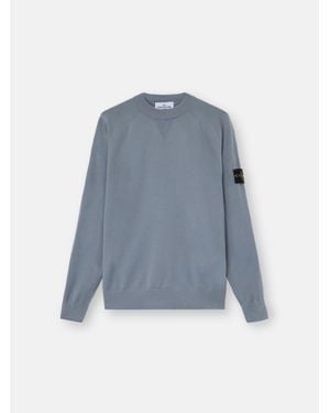 Stone Island 5100007 Stretch Rws Wool - Blue