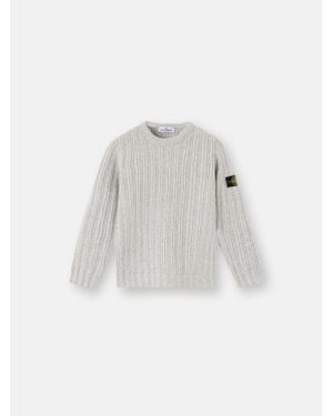 Stone Island 5100008 Wool Cashmere - Bianco