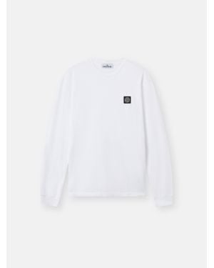 Stone Island 2100031 60/2 Cotton Jersey - White