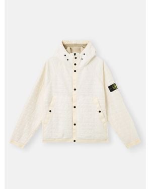 Stone Island 4100023 Crinkle Reps Ny Quilted-Tc, Recycled Nylon - Natural