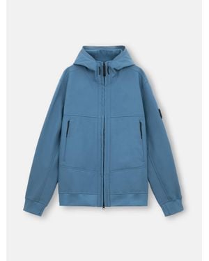 Stone Island Q0322 Soft Shell-R E. Dye Technology - Blue