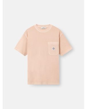 Stone Island 2100032 Organic Cotton Jersey 'Fissato' Effect - Multicolour
