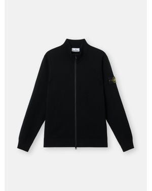 Stone Island 5100062 Stretch Rws Wool - Black