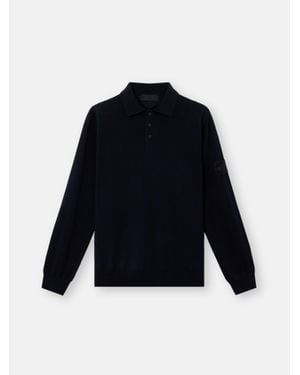 Stone Island 5100076 Pure Light Rws Wool Ghost - Blau