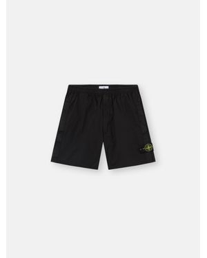 Stone Island L100001 Stretch Cotton Tela 'Paracadute' - Black