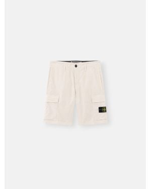 Stone Island L100020 Stretch Cotton Tela 'Paracadute' - Natural