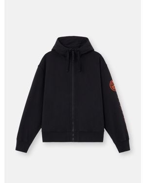 Stone Island 6100009 Cotton Fleece - Blue