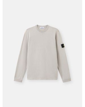 Stone Island 5100062 Light Raw Hand Organic Cotton - White