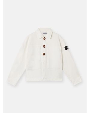 Stone Island 4100001 Knit-Look Cotton Raw Beauty - Natural