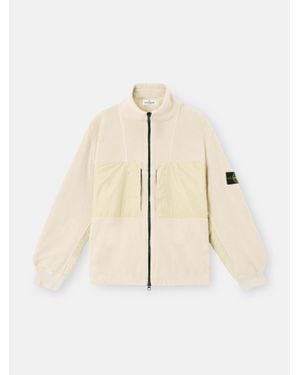 Stone Island 46753 Cotton Pile With Nylon-Tc - Natural