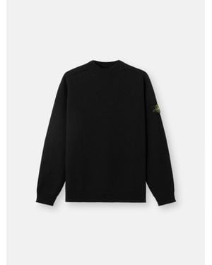 Stone Island 5100041 Felted Rws Wool - Black