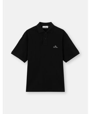 Stone Island 2200002 50/2 Organic Cotton Piqué - Black
