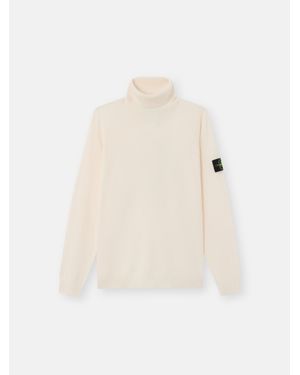 Stone Island 5100025 Light Pure Rws Wool - Weiß