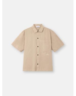 Stone Island 1100006 Organic Cotton Tela 'Paracadute' - Natural