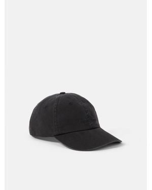 Stone Island 9100009 Brushed Cotton Gabardine Hat - Black