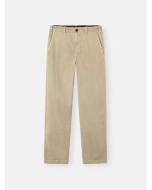 Stone Island 3100037 Stretch Organic Broken Twill Cotton 'Old' Effect - Natural