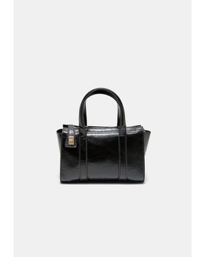Stradivarius Mini Borsa Tote Con Chiusura - Nero