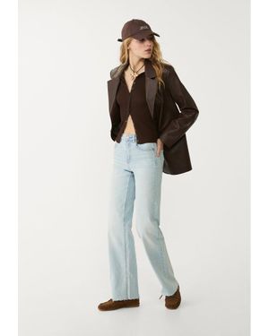 Stradivarius Jeans Straight Fit Comfort - Blu