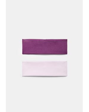 Stradivarius Set 2 Fasce Per Capelli - Viola