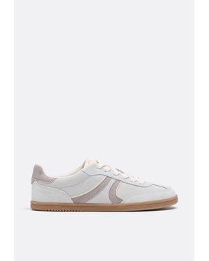 Stradivarius S011 Sneakers Rétro - Bianco