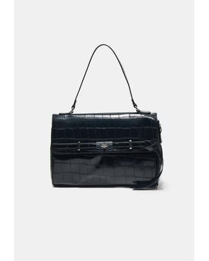 Stradivarius Borsa A Tracolla Media Con Cintura - Nero