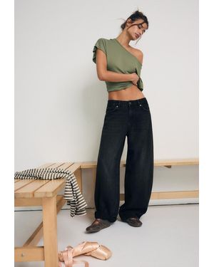 Stradivarius D80 Jeans Barrel Fit - Multicolore