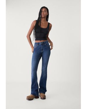 Stradivarius Jeans Bootcut - Blu