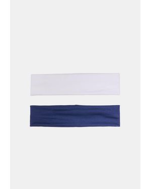 Stradivarius Set 2 Fasce Per Pelliccia Elastiche - Blu