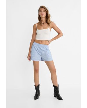 Stradivarius Shorts - Blu