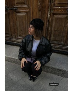 Stradivarius Caschetto Con Perline - Nero