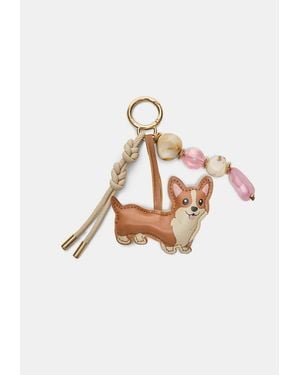 Stradivarius Portachiavi Charm Cane Corgi - Bianco