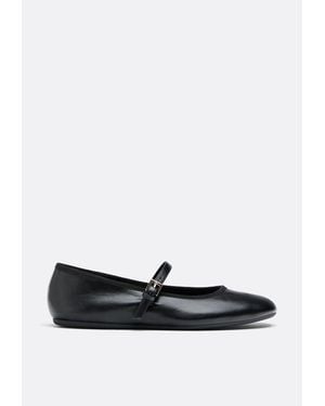 Stradivarius Ballerine Mary Jane Basic - Bianco