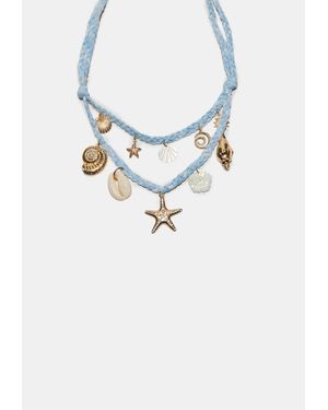 Stradivarius Set 2 Collane - Blu