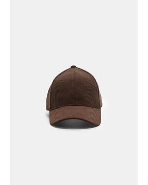 Stradivarius Cappellino Basico Testurizzato - Marrone