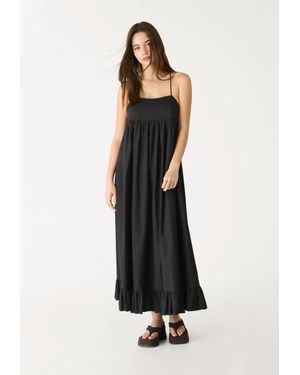 Stradivarius Abito Lungo - Bianco