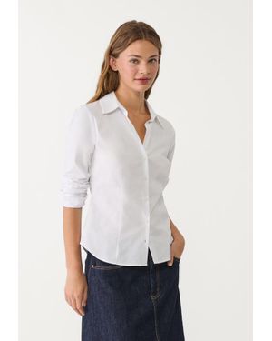 Stradivarius Camicia Basic Fitted - Bianco