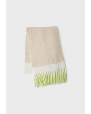 Stradivarius Sciarpa Tocco Fluo - Bianco