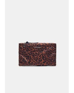 Stradivarius Nécessaire Piatto Leopardato - Viola