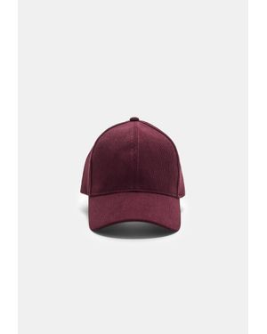 Stradivarius Cappellino Basico Testurizzato - Rosso