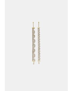 Stradivarius Set 2 Collane Choker Con Specchietti - Bianco