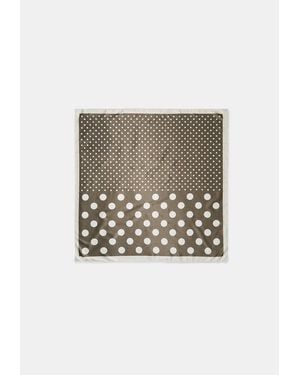 Stradivarius Foulard A Pois - Bianco