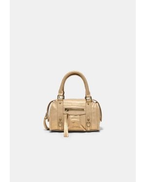Stradivarius Borsa A Tracolla Bowling - Giallo