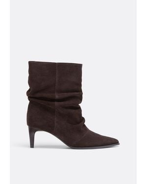 Stradivarius Stivaletti Slouchy - Bianco