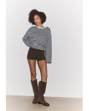 Stradivarius Mini Short - Marrone