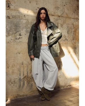 Stradivarius Giacca Oversize - Neutro