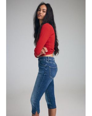 Stradivarius Jeans Capri - Blu