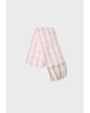 Stradivarius Sciarpa A Righe - Rosa