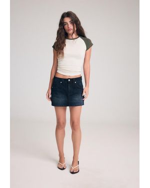 Stradivarius D62 Gonna Pantalone - Blu